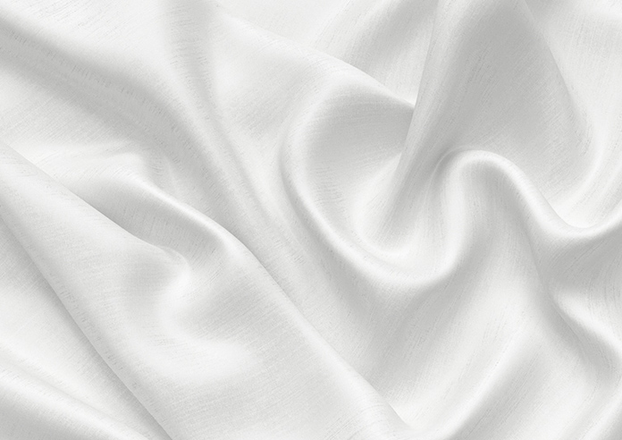 Shima Faux Silk, White - Roman Blind - Image 4